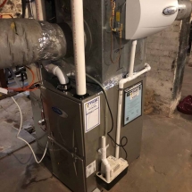 Carrier Performance Stage Variable Speed Gas Furnace Installation