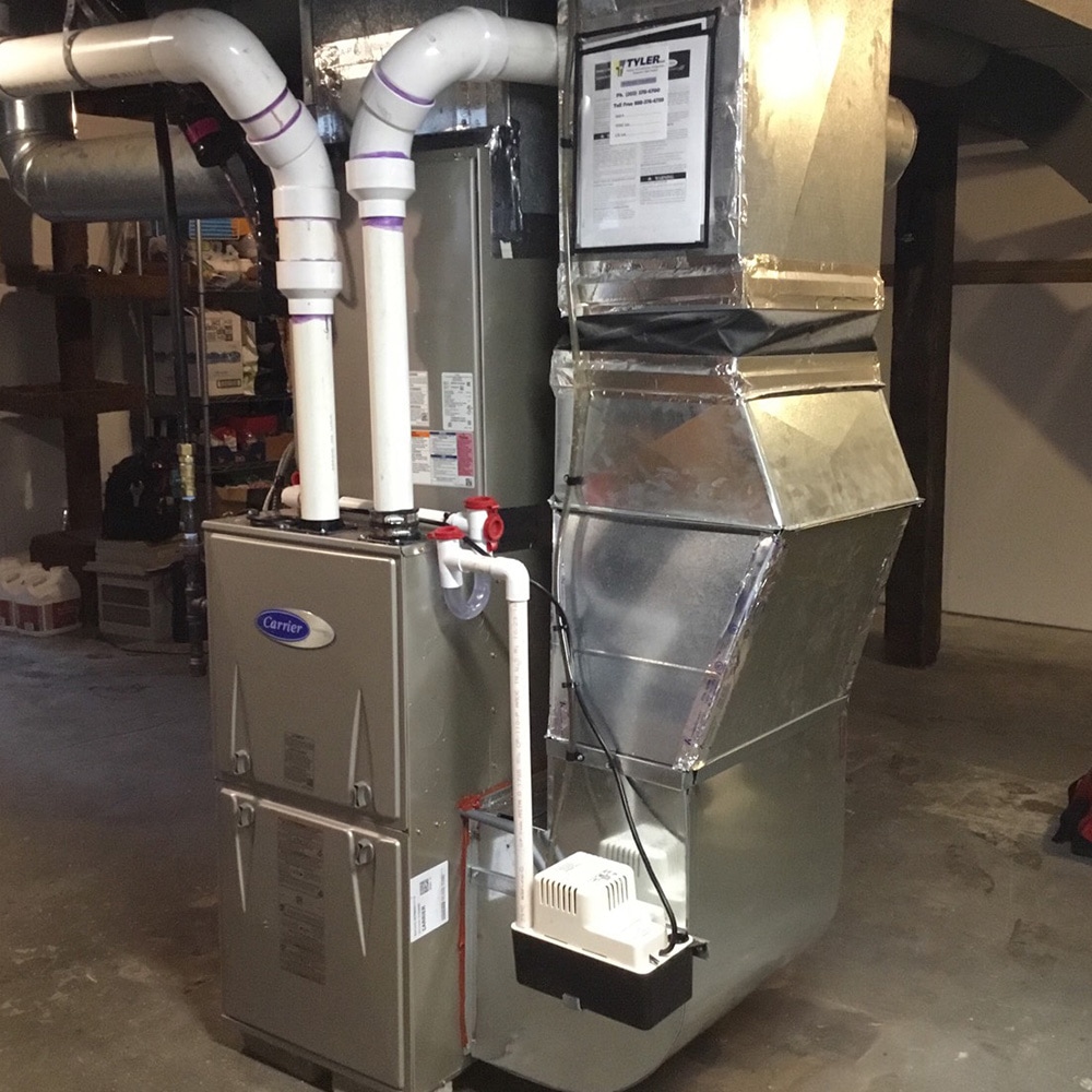Carrier furnace newly installed