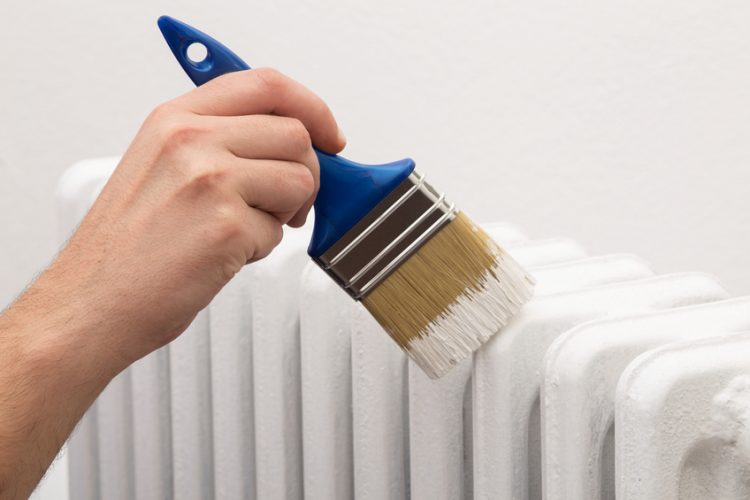 Camouflage Your Radiator With A Coat Of Paint